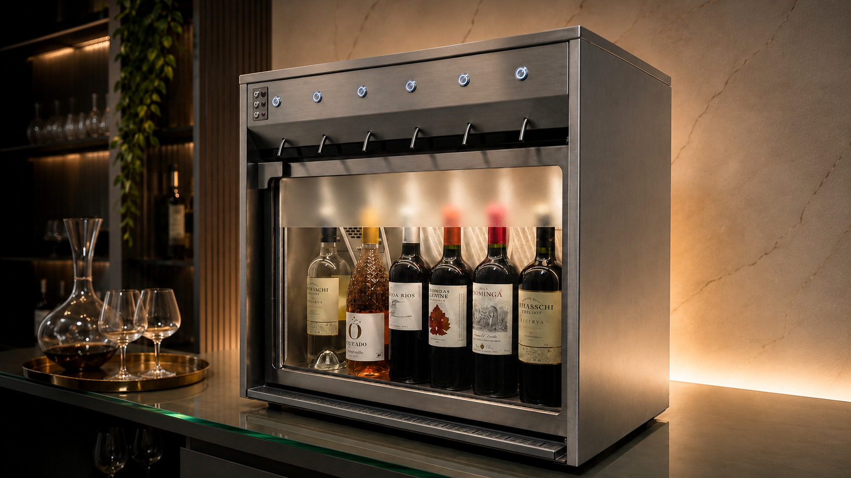 Dispenser de vinho essense - EZ.Dispenser, fabricante nacional de wine dispenser